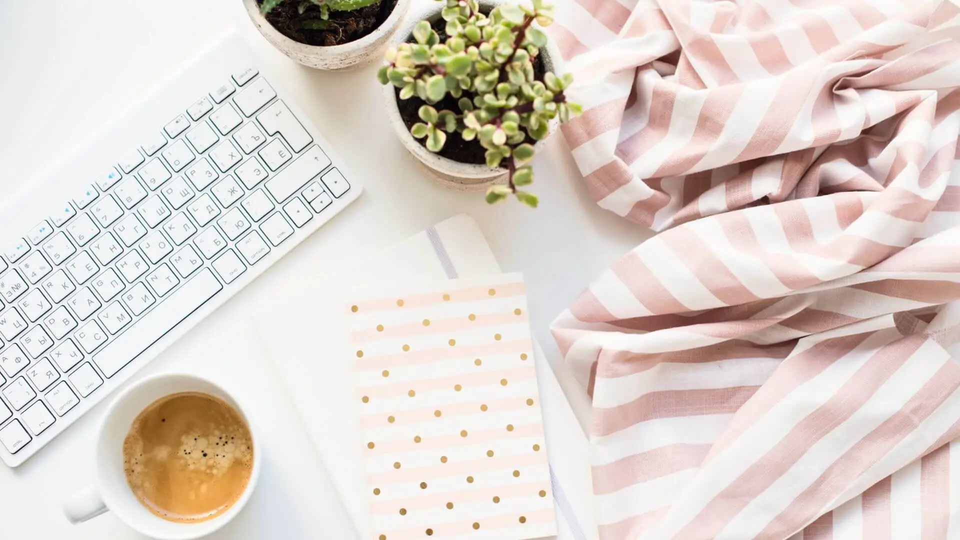 Mini guides and ebooks for mindful tech, creativity, and productivity with coffee and workspace inspiration.