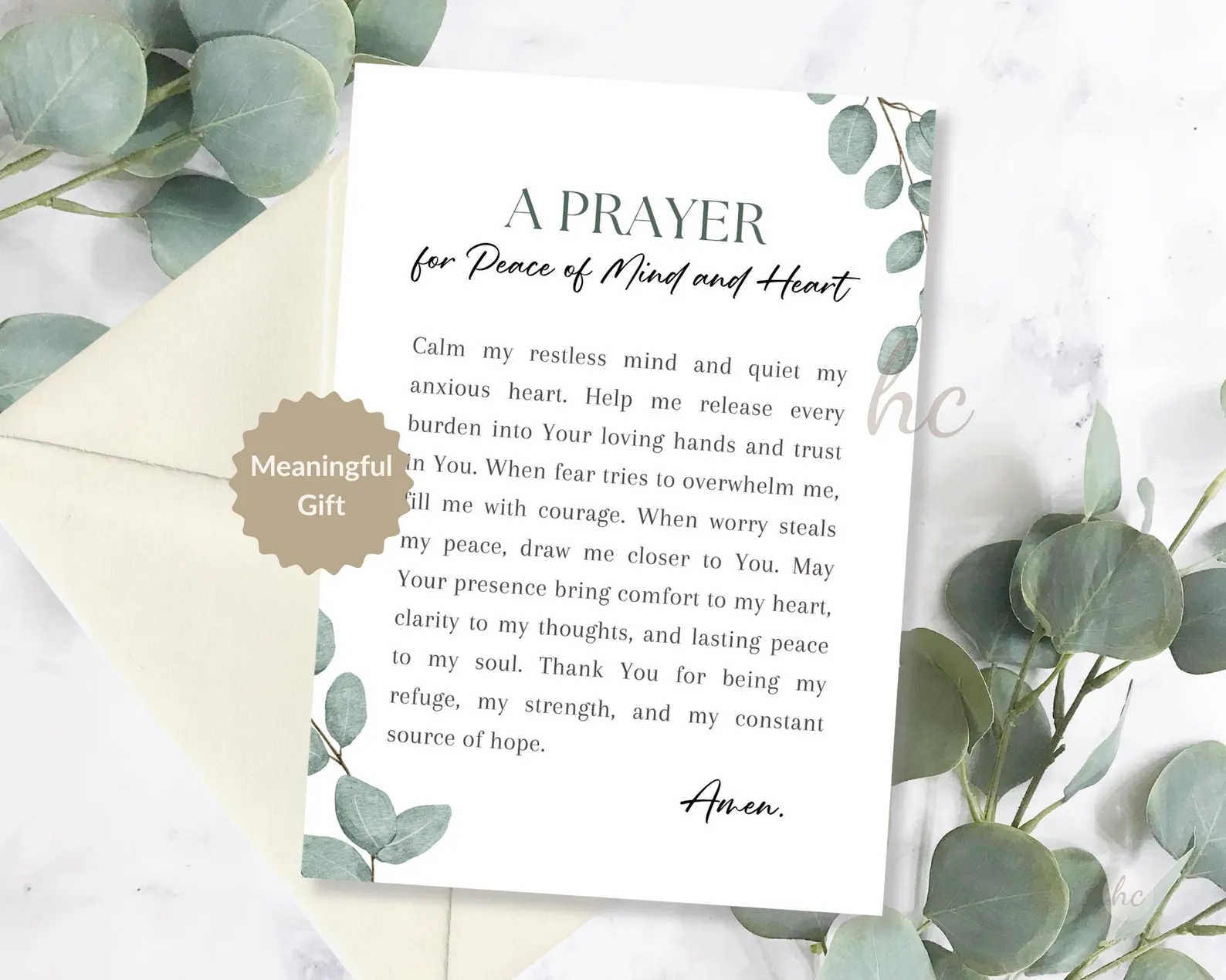 Prayer for Peace of Mind and Heart