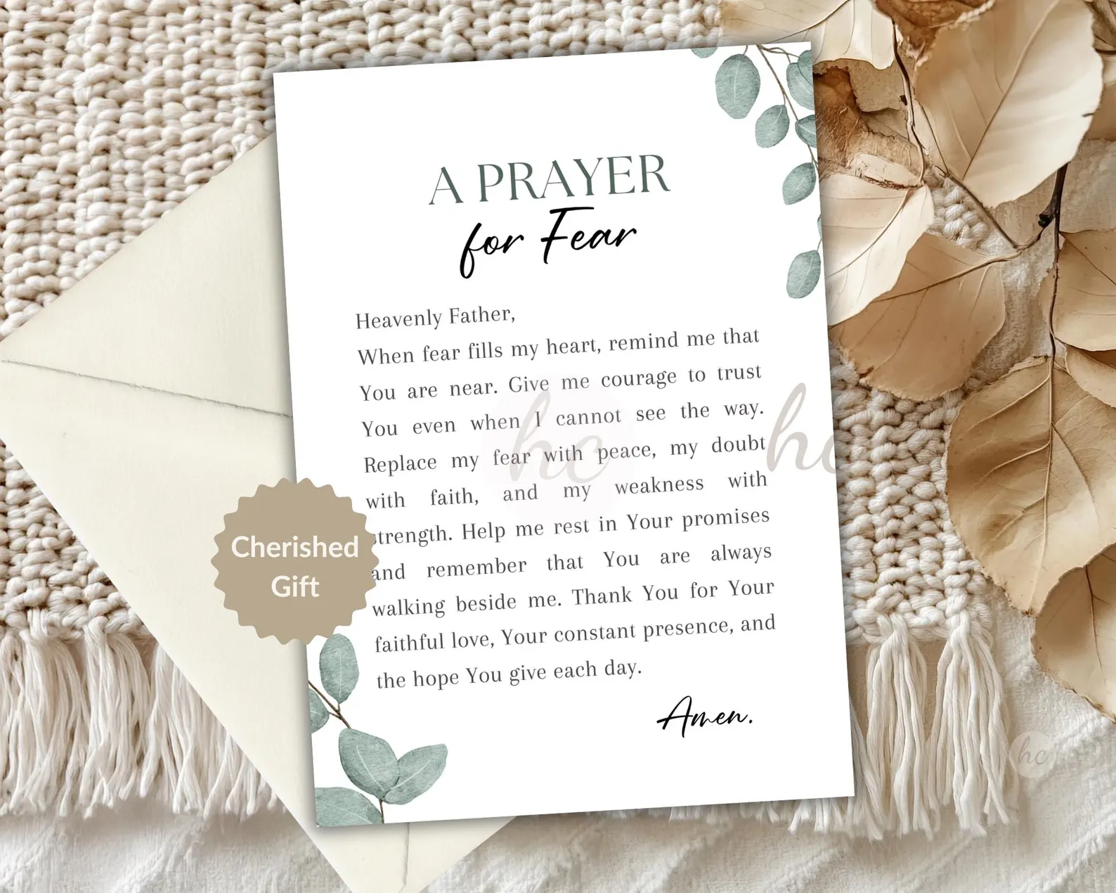 A Prayer for Fear