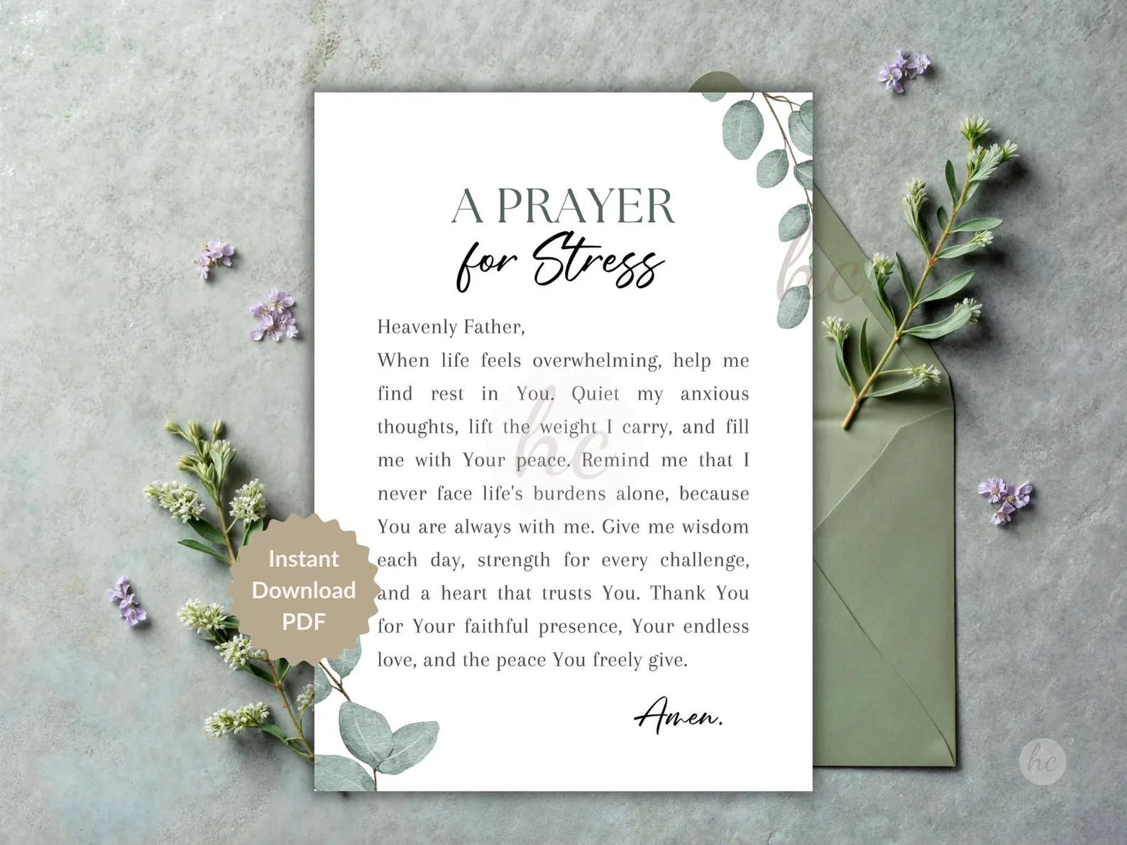 A Prayer for Stress